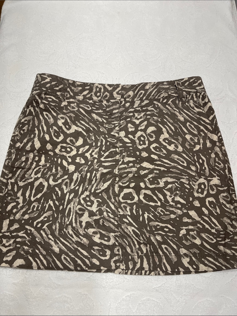 Animal Print Ann Taylor Loft Mini Skirt  - Sz 6
